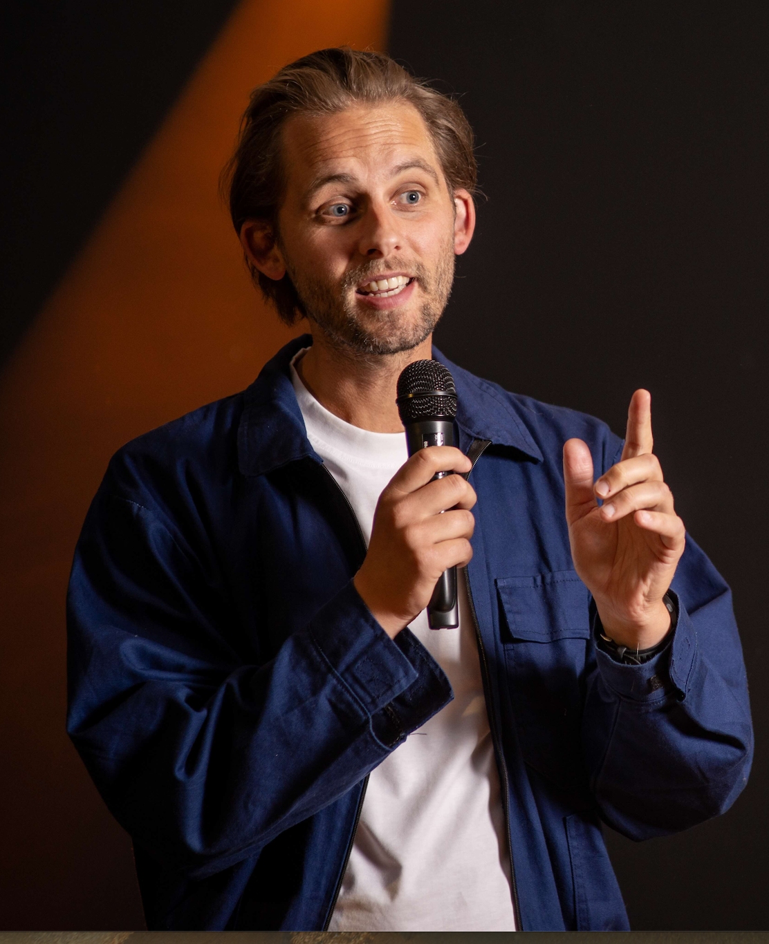 Portret van Martijn van Essen, spreker over samenwerken en teamontwikkeling