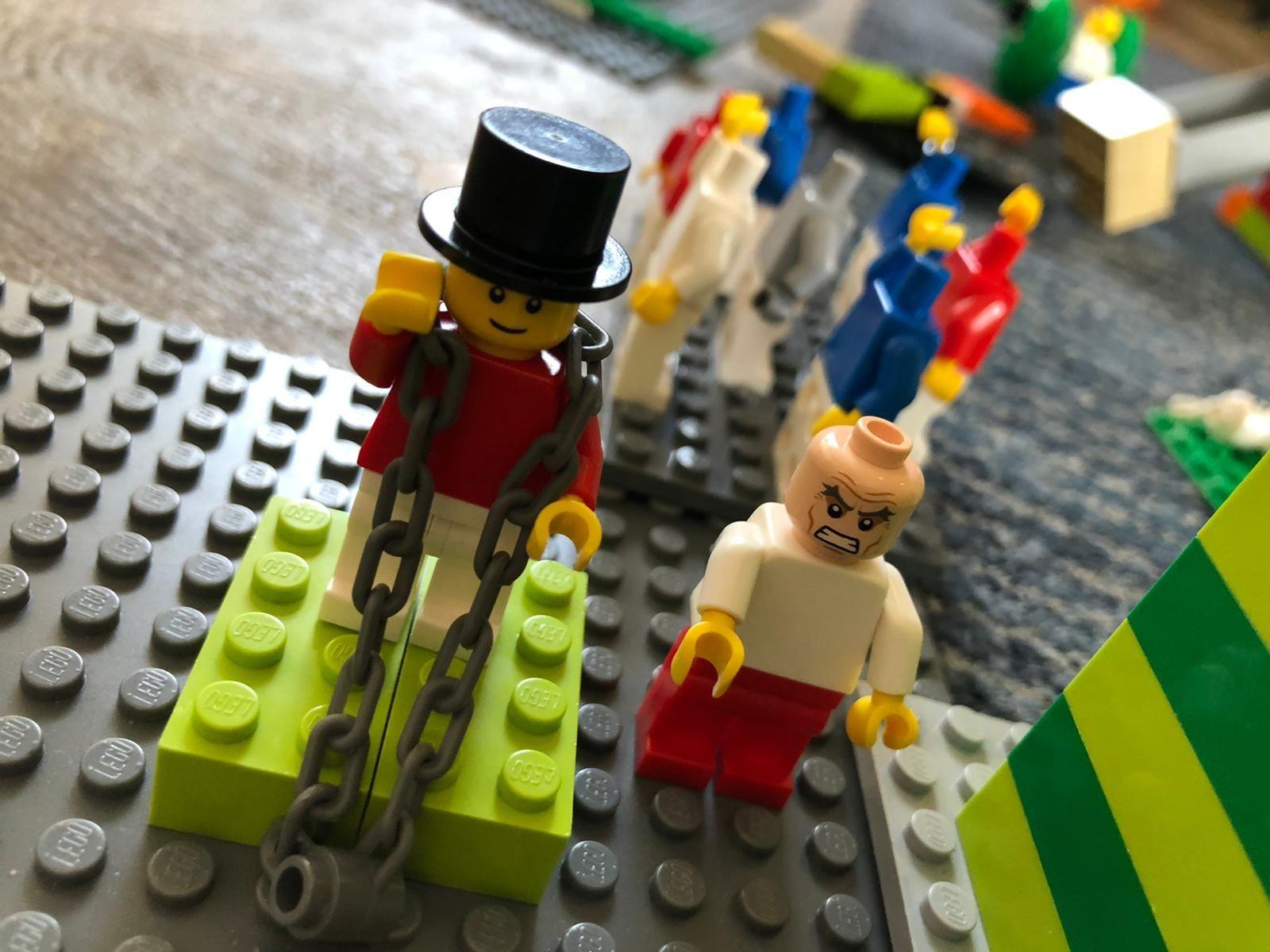 Gebruik LEGO om een krachtenveldanalyse te maken