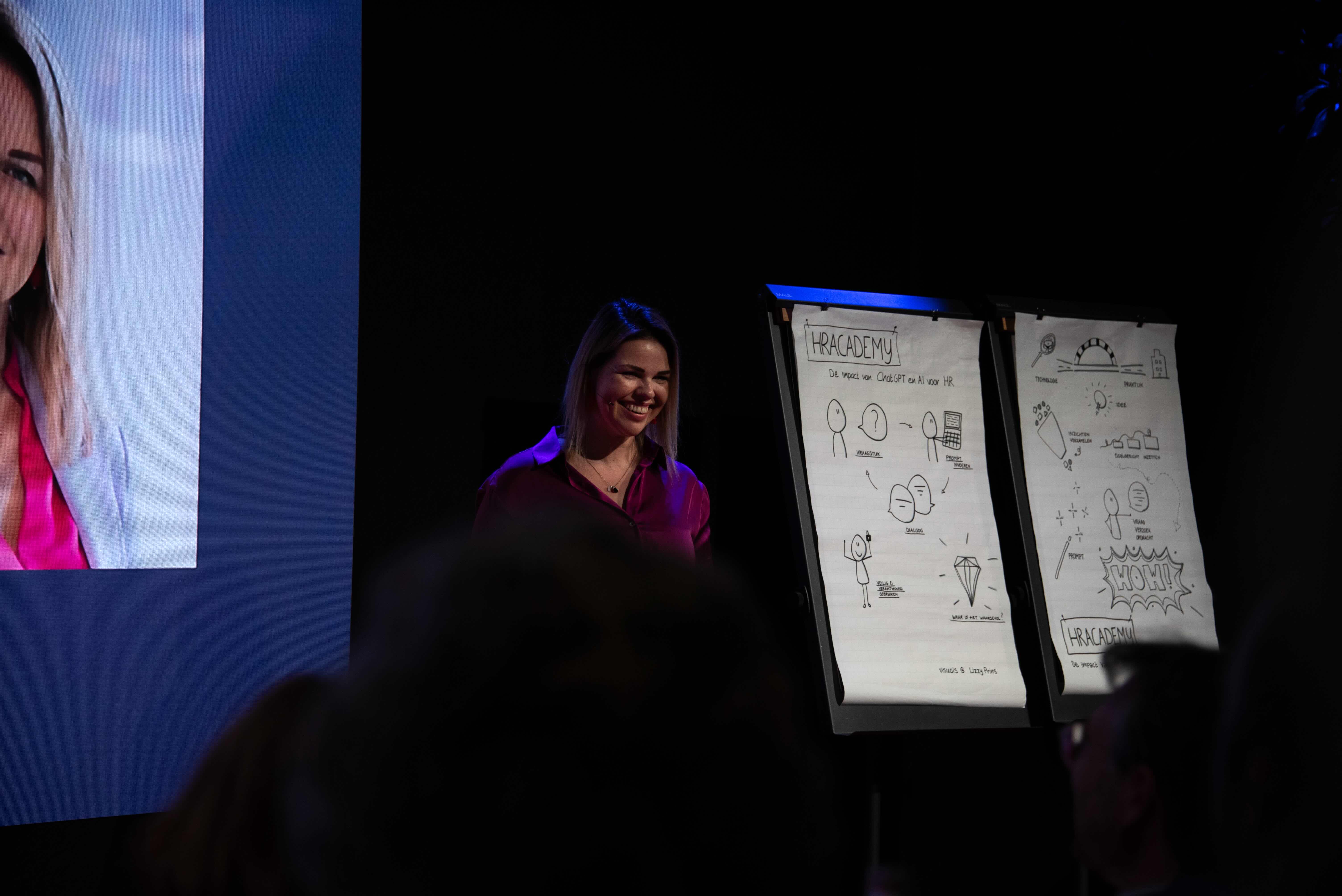 Spreker op een congres