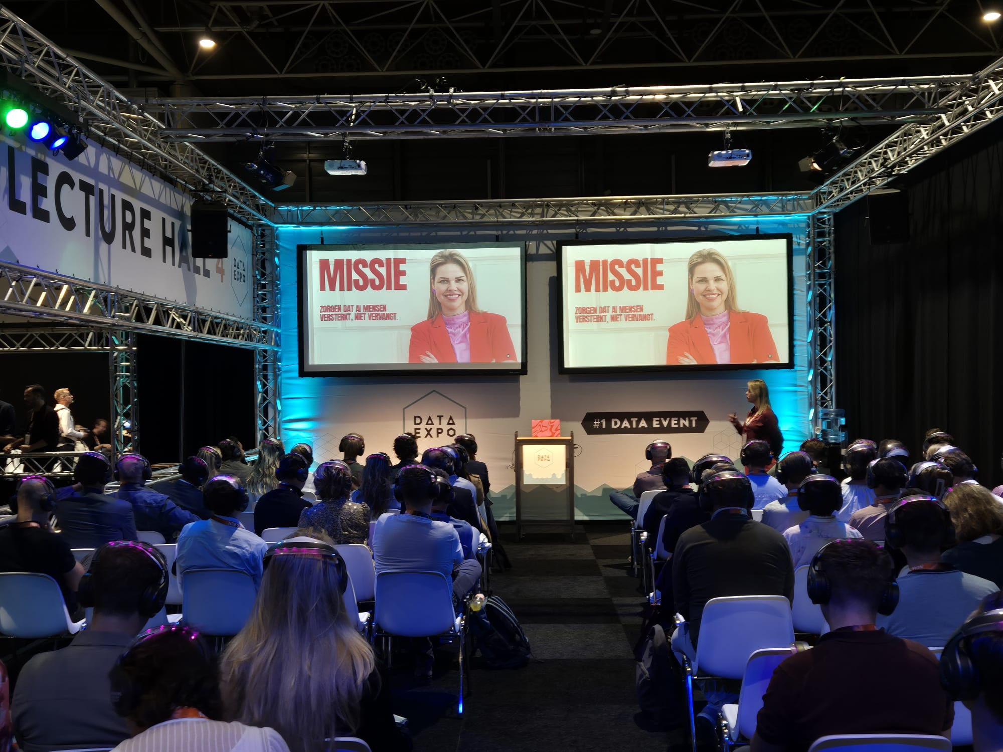 Spreker op een congres