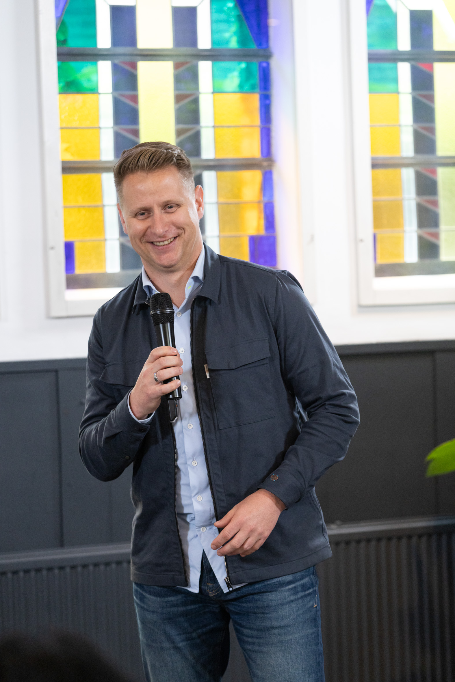 Foto van Patrick de Goede | De Verzuimdokter op het podium